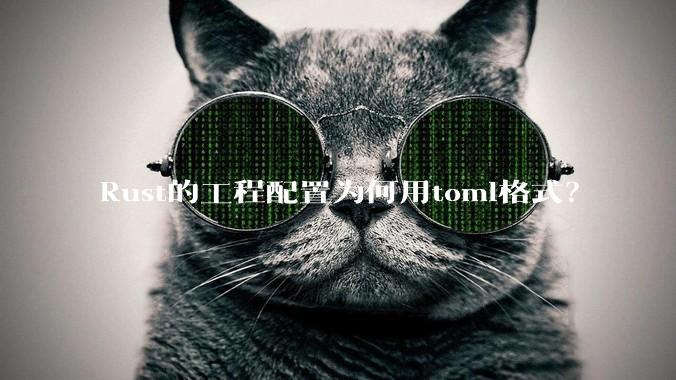 Rust的工程配置为何用toml格式？
